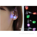 Hot Cool Fashion Light Up LED Crown Bling Earrings Ear Studs Dance Party Accessories Blinking